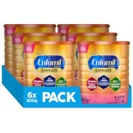 Enfamil Complete 2 Milk For Continuation, Pack 6 X 800 Gr