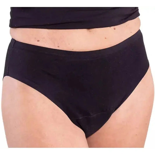 Enna Incontinence Women's Classic Cut 40 Ml Absorption, Size Xl, Black