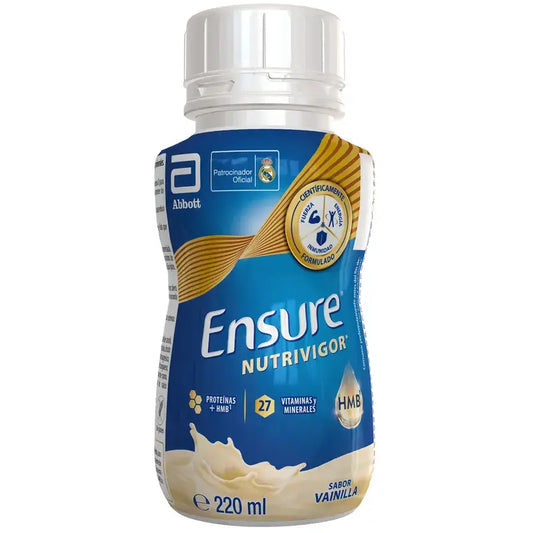 Ensure Nutrivigor -vaniljajuoma aikuisille, 4 pulloa à 220 ml