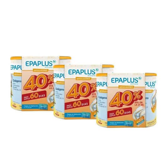 Epaplus Arthicare Antiox-kollageeni, vanilja, jauhe, 60 päivää, 654 g, 3 kpl:n pakkaus