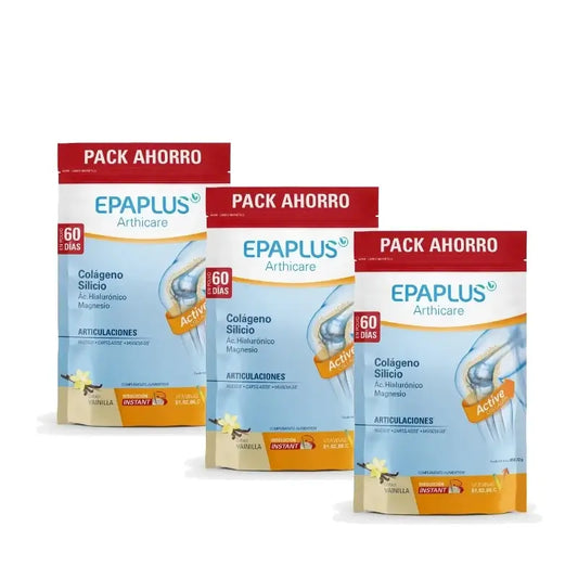 Epaplus Arthicare Antiox-kollageeni, vaniljajauhe, 60 päivää, 654 g, 3 kpl:n pakkaus