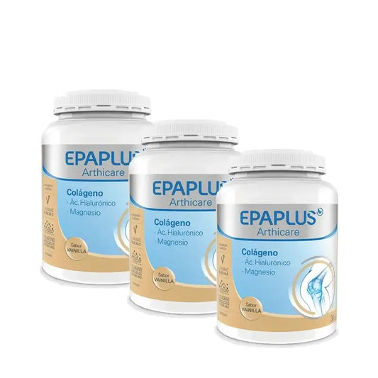 Epaplus Arthicare Kollageeni, vanilja, ilman piitä, 30 päivän annos, 325 g, 3 kpl:n pakkaus