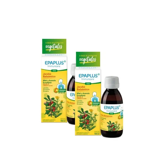 Epaplus Immuncare Yskänlääke aikuisille, sitruuna, 150 ml, 2 kpl:n pakkaus