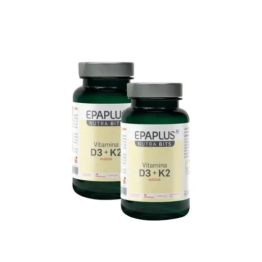 Epaplus Nutrabits D3- ja K2-vitamiini 90 kapselia, 2-pakkaus