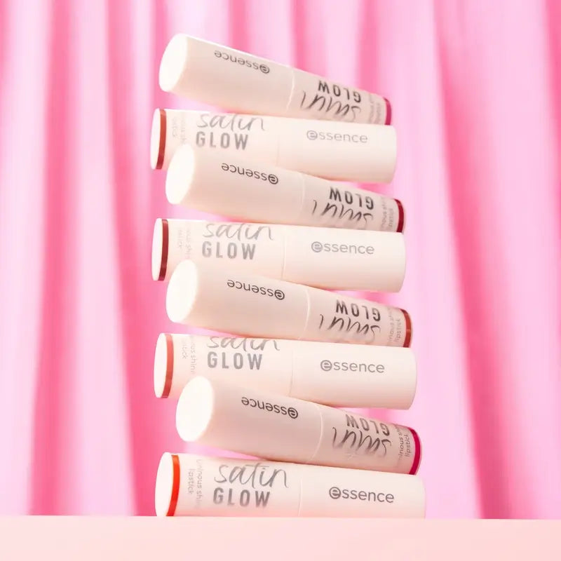 Essence Satin Glow Luminous Shine -huulipuna 08, 3,5 g