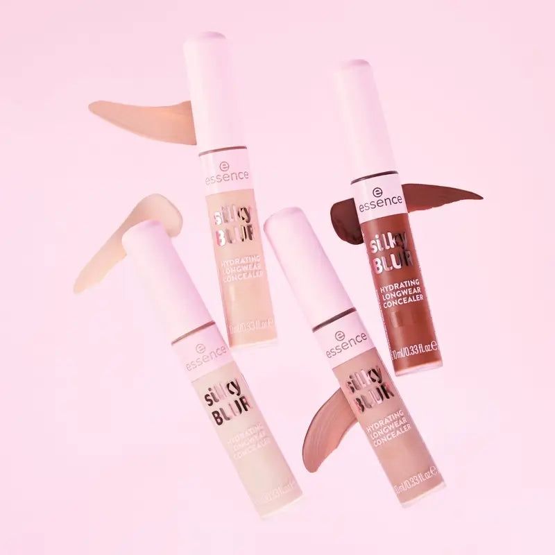 Essence Silky Blur -kosteuttava ja pitkäkestoinen peitevoide 90, 10 ml
