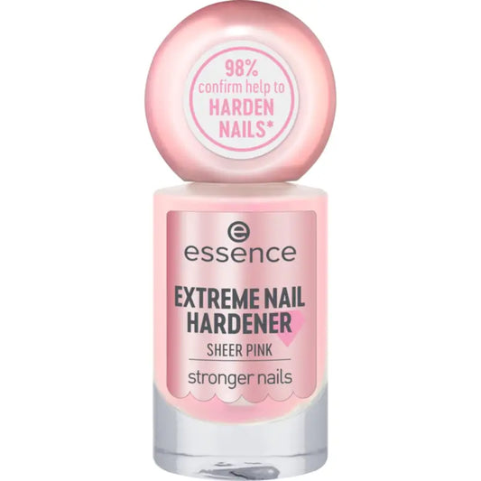 Essence Extreme Nail Hardener -kynsien kovettaja, Sheer Pink, 8 ml
