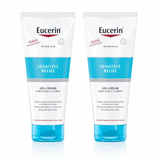 Eucerin Aftersolar Sensitive Relief -geelivoide 200 ml, 2 kpl:n pakkaus