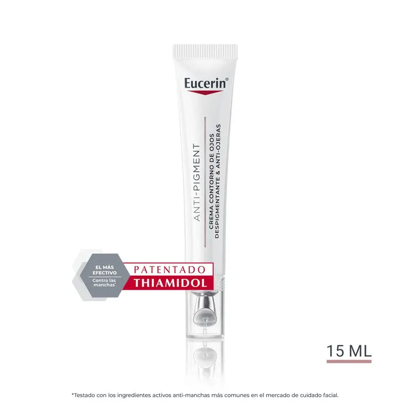 Eucerin Anti-Pigment -silmänympärysvoide pigmenttimuutosten ja tummien silmänalusten hoitoon, 15 ml