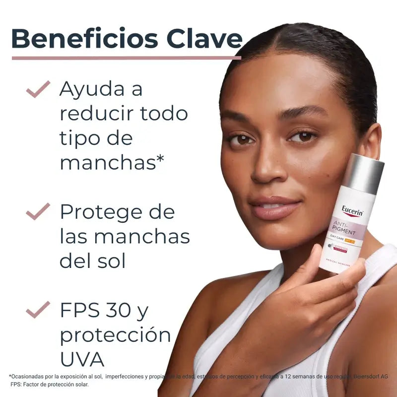 Eucerin Anti-Pigment -päivävoide SPF 30, 50 ml