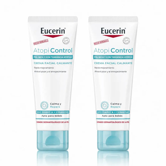 Eucerin Atopicontrol kasvojen voide, 50 ml, 2 kpl:n pakkaus