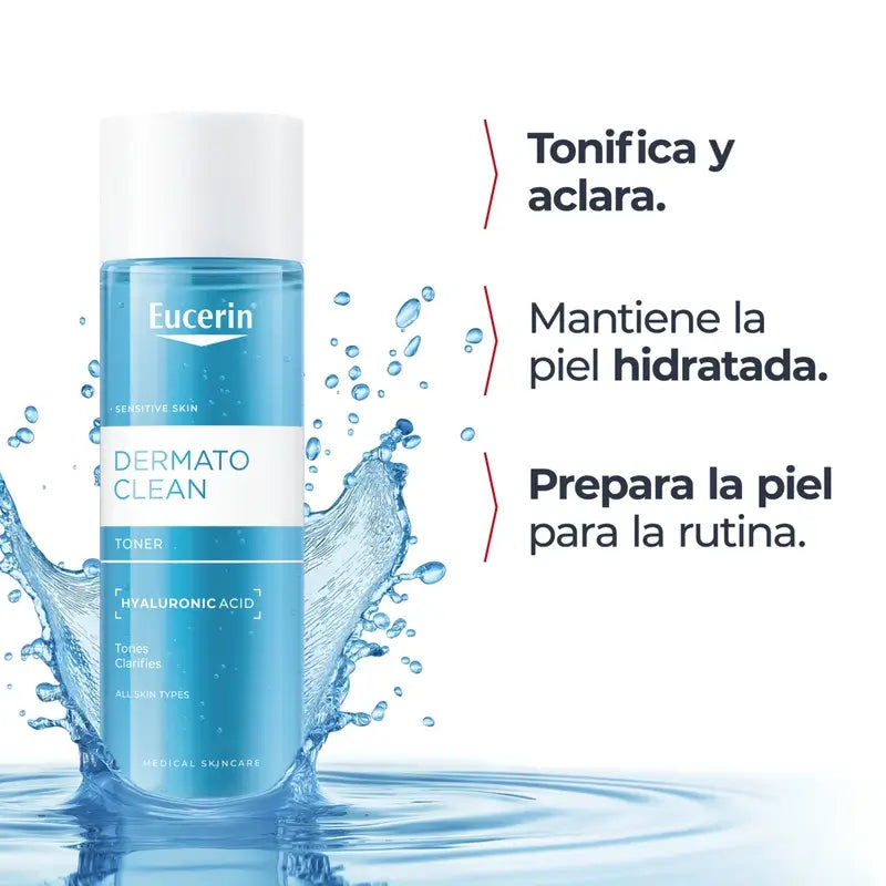 Eucerin Dermatoclean kasvojen puhdistusvesi, 200 ml