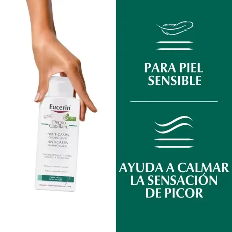 Eucerin hilseä torjuva shampoo, 250 ml