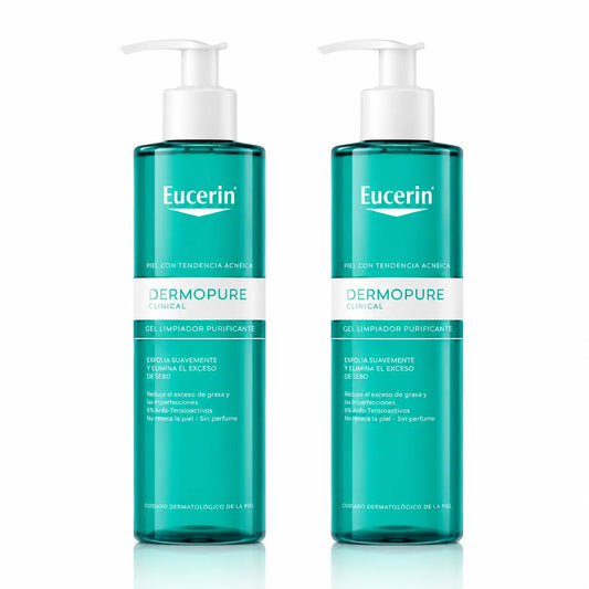 Eucerin Dermopure -puhdistusgeeli, 400 ml, 2 kpl:n pakkaus