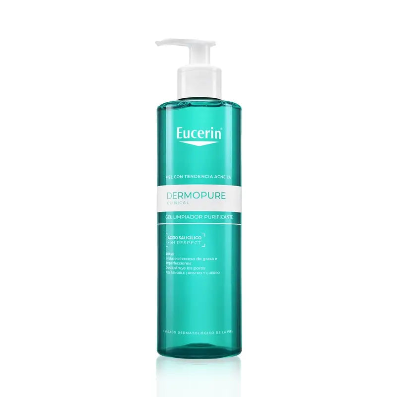 Eucerin Dermopure Oil Control -kasvopuhdistusgeeli, 200 ml