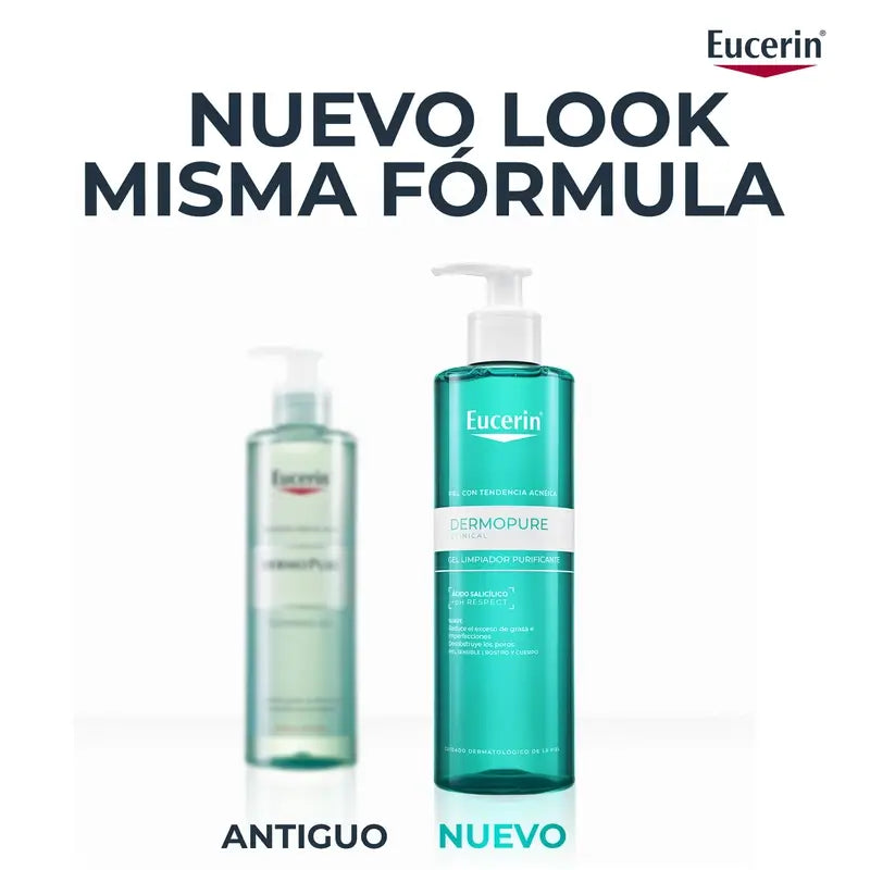Eucerin Dermopure Oil Control -kasvopuhdistusgeeli, 200 ml