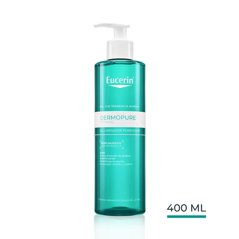 Eucerin Dermopure -puhdistusgeeli, 400 ml