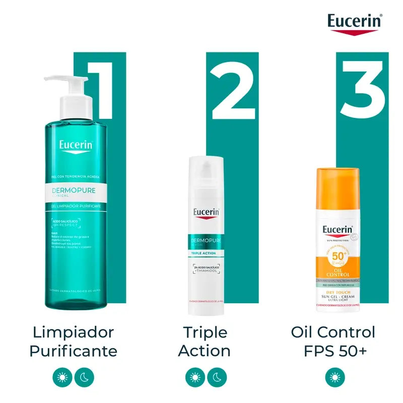 Eucerin Dermopure -puhdistusgeeli, 400 ml