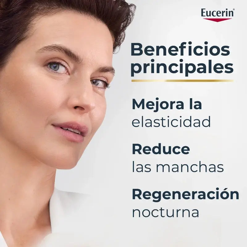 Eucerin Hyaluron Filler + Elasticity -yövoide, jossa on hyaluronihappoa, 50 ml