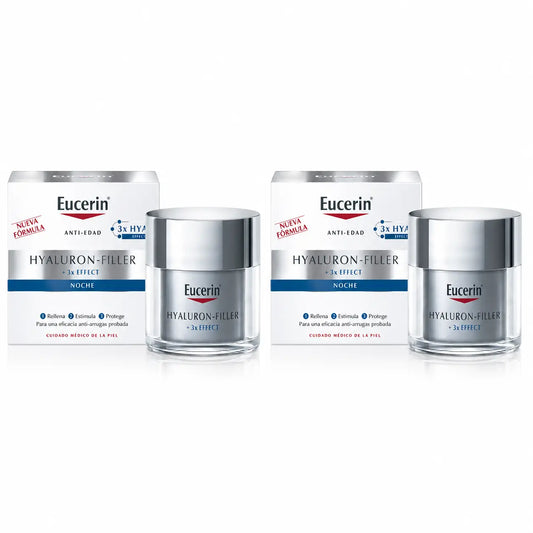 Eucerin Hyaluron Facial Filler 3X Effect yövoide 50 ml, 2 kpl:n pakkaus