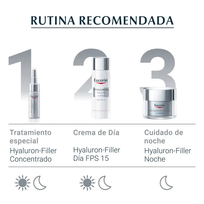 Eucerin Hyaluron Filler Normaali/sekaiho, 50 ml