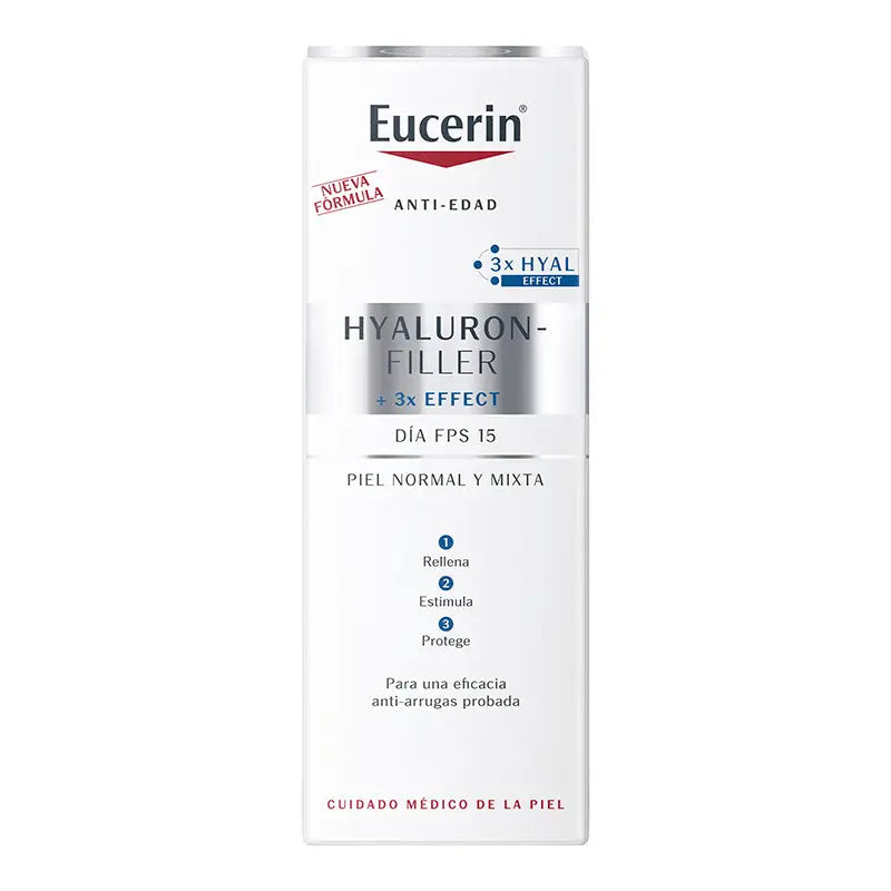 Eucerin Hyaluron Filler Normaali/sekaiho, 50 ml