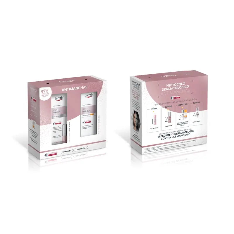 Eucerin Pack Anti-Pigment Dual Serum 30 ml + päivävoide SPF 30 50 ml