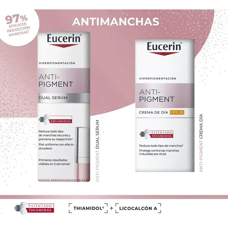 Eucerin Pack Anti-Pigment Dual Serum 30 ml + päivävoide SPF 30 50 ml