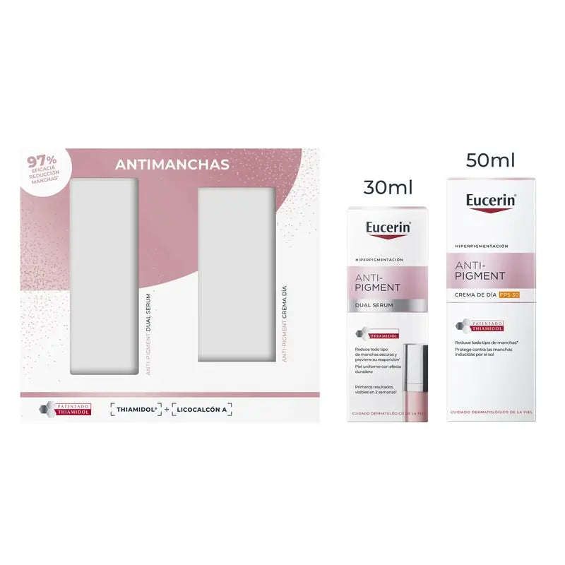 Eucerin Pack Anti-Pigment Dual Serum 30 ml + päivävoide SPF 30 50 ml