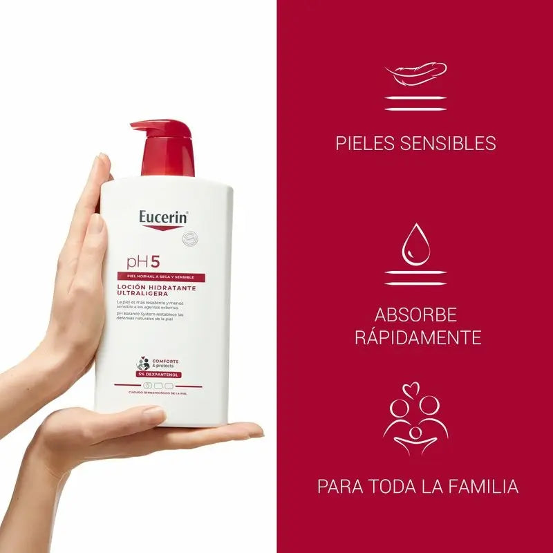 Eucerin Ph5 ultrakevyt voide, 1000 ml