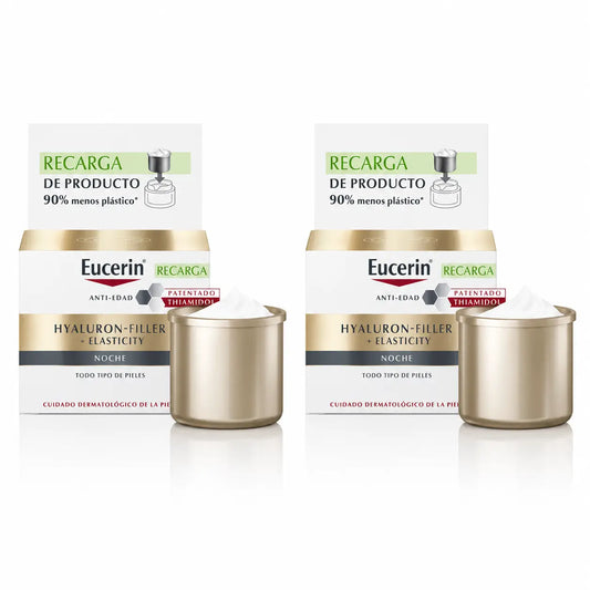 Eucerin Refill Hyaluron Filler Elasticity -yövoide, 50 ml, 2 kpl:n pakkaus