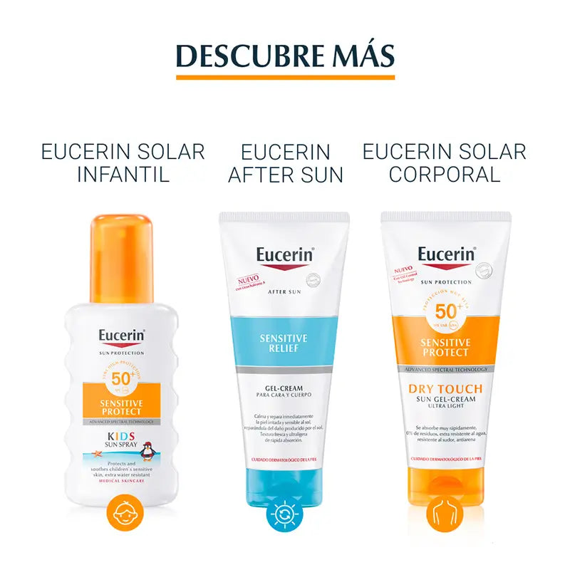 Eucerin Oil Control Solar Gel, kuiva lopputulos, SPF30+, 50 ml