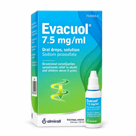 Evacuol suun kautta otettavat tipat, liuos, 30 ml