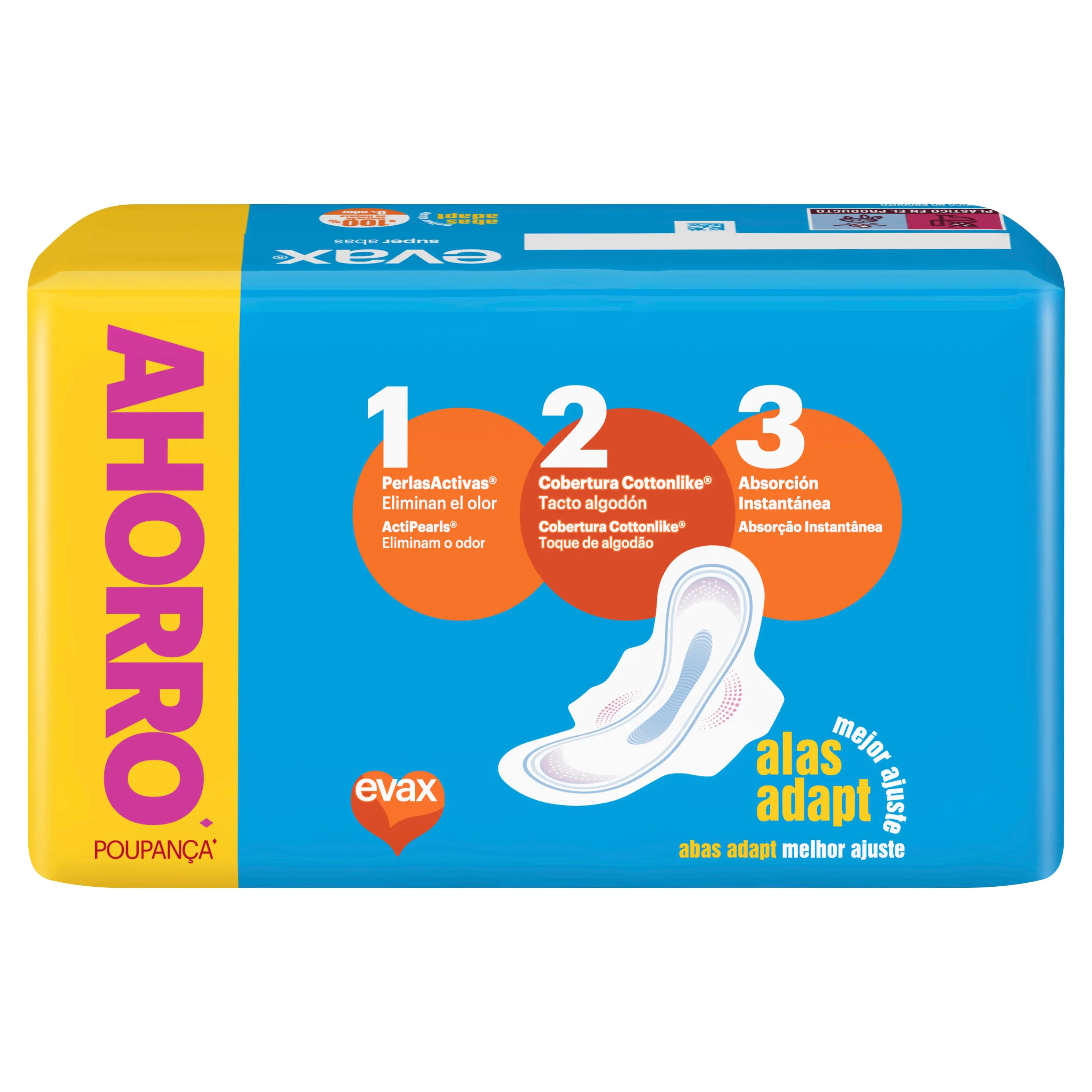 Evax Cottonlike Super-siteet siivillä, 24 kpl
