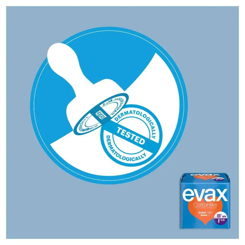 Evax Cottonlike Super -siipiset terveyssiteet, 12 kpl