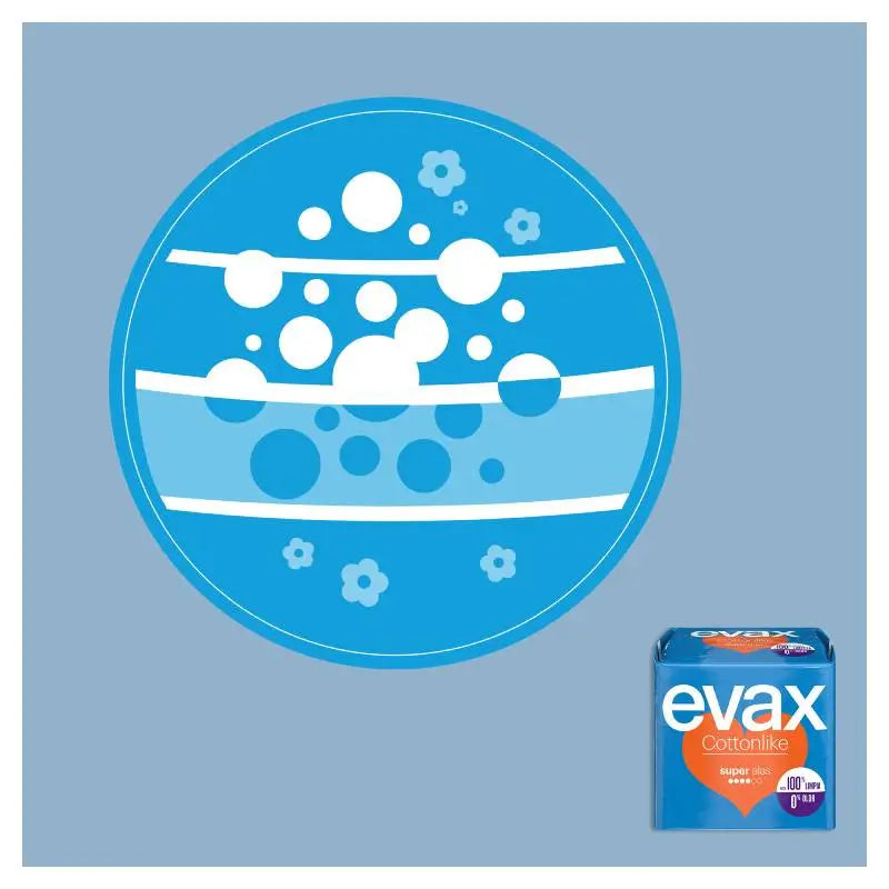 Evax Cottonlike Super -siipiset terveyssiteet, 12 kpl