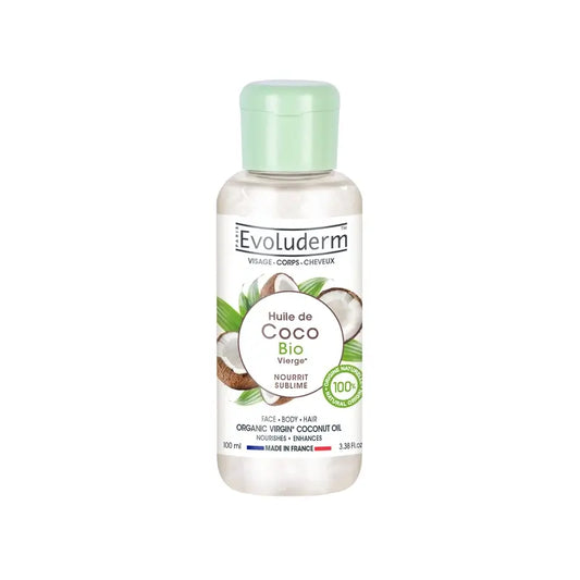 Evoluderm Luomukookosöljy, 100 ml