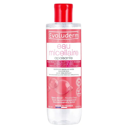 Evoluderm Micellar-vesi herkälle iholle, 250 ml