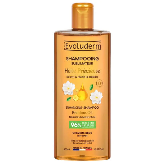 Evoluderm Precious -kiilto-shampoo, 400 ml