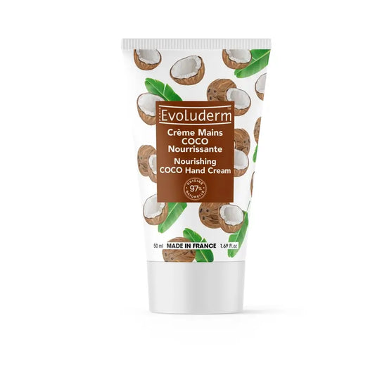 Evoluderm Ravitseva kookoskäsivoide, 50 ml