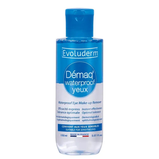 Evoluderm vedenkestävä silmämeikinpoistoaine, 150 ml