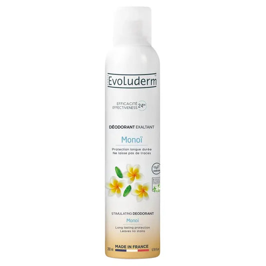 Evoluderm Monoi A La Folie 24H -deodorantti, 200 ml