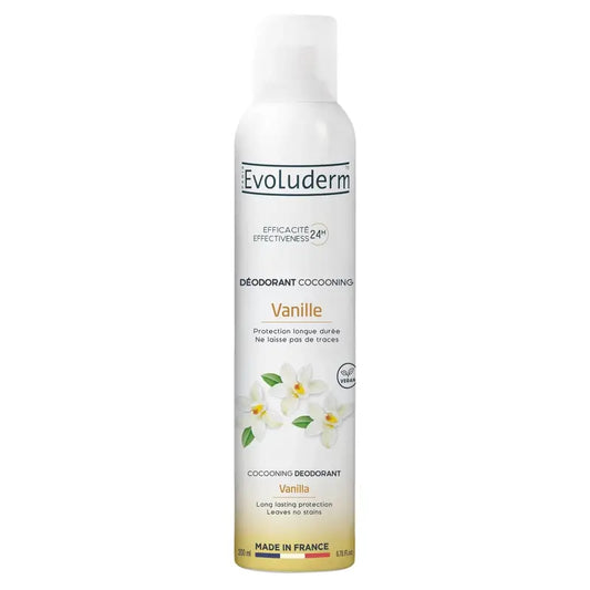 Evoluderm Vanilia 24H -deodorantti, 200 ml