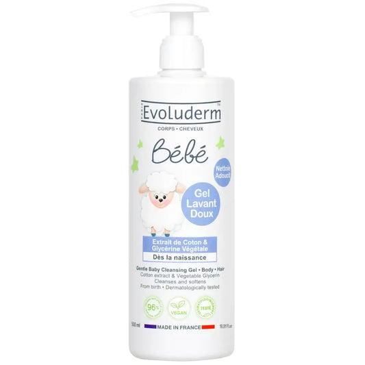 Evoluderm vauvan kylpygeeli, 500 ml
