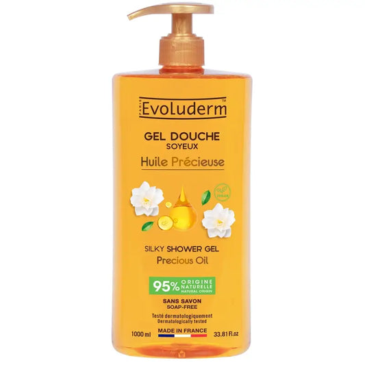 Evoluderm Precioso-öljysuihkugeeli, 1000 ml