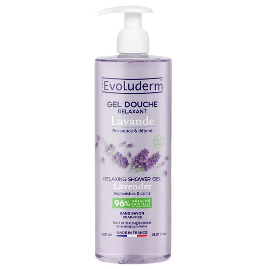 Evoluderm-suihkugeeli, laventeli, 500 ml