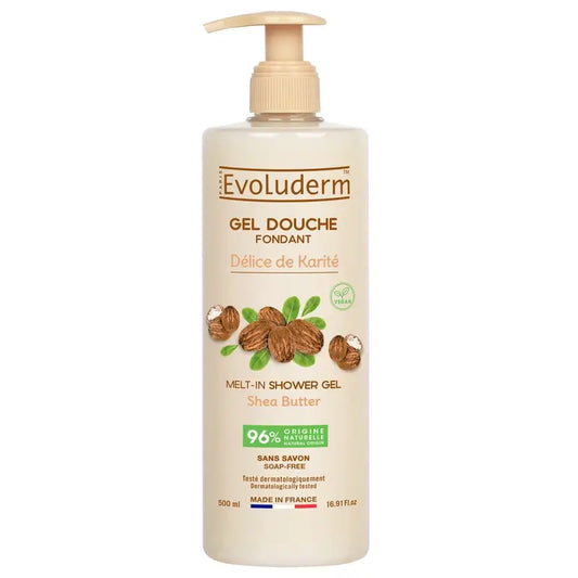 Evoluderm Sheavoi-suihkugeeli, 500 ml