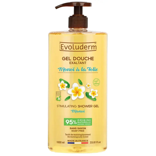 Evoluderm Monoi A La Folie -suihkugeeli, 1000 ml