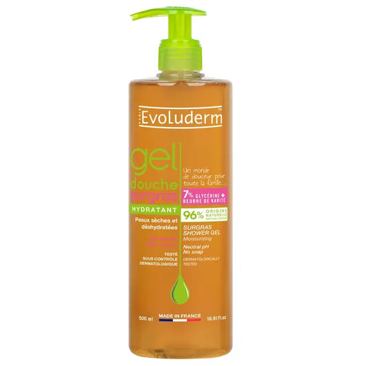Evoluderm Surgras-suihkugeeli, 500 ml