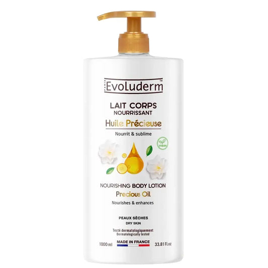 Evoluderm Precious -öljypohjainen vartalovoide, 1000 ml